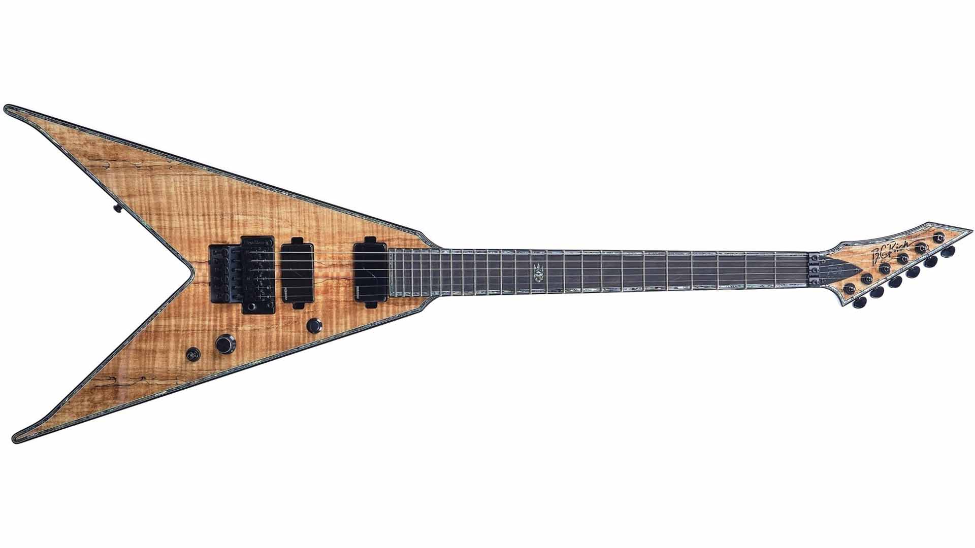 B.C. Rich Jr-V Extreme with Floyd Rose - Spalted Maple - B.C. Rich