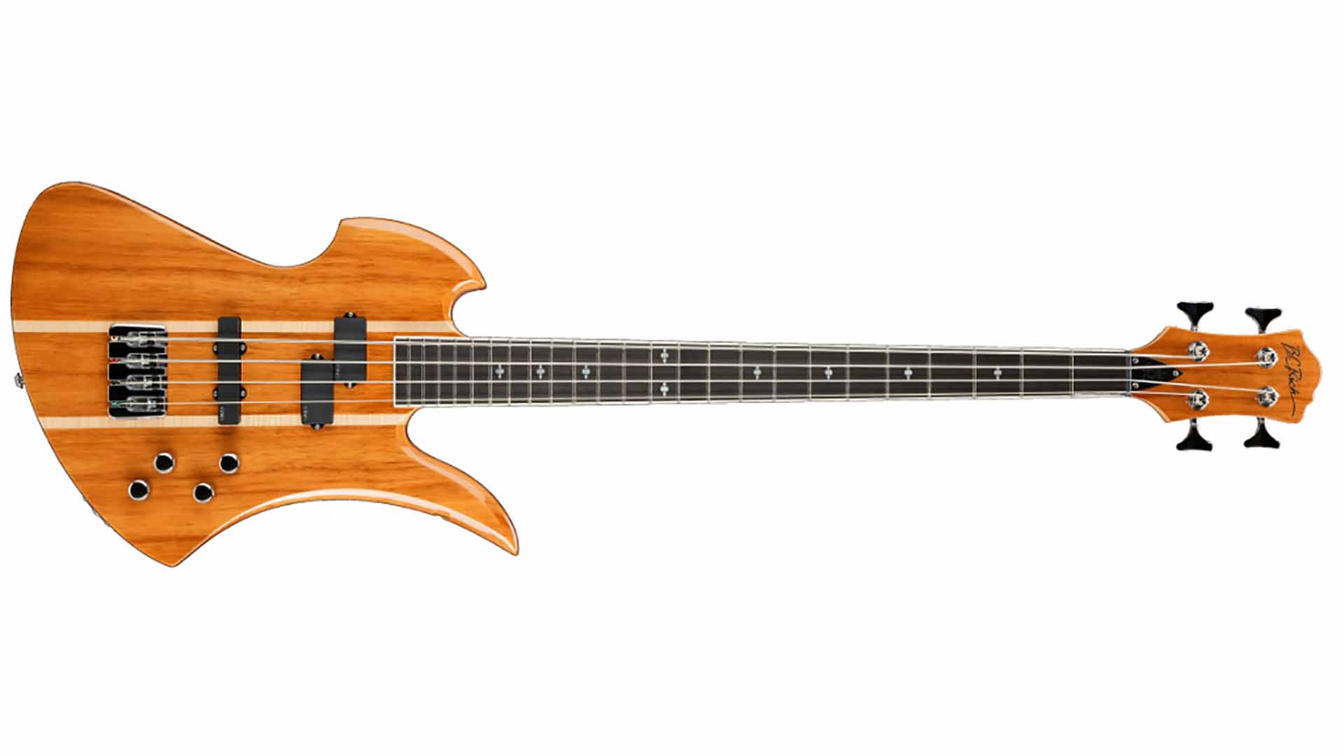B.C. Rich Heritage Classic Mockingbird Bass - Koa - B.C. Rich