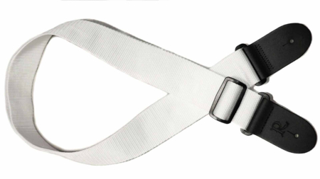 B.C. Rich white poly guitar strap