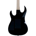 Gunslinger Retro II with Floyd Rose - Black, back view