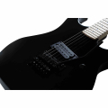 Gunslinger Retro II with Floyd Rose - Black- close up