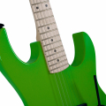 B.C. Rich Gunslinger Retro II with Floyd Rose - Green Pearl, fretboard and inlays