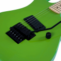 B.C. Rich Gunslinger Retro II with Floyd Rose - Green Pearl, close up