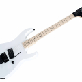B.C. Rich Gunslinger Retro II with Floyd Rose - White, glam shot