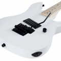 B.C. Rich Gunslinger Retro II with Floyd Rose - White, glam shot