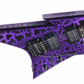 B.C. Rich Australia Ironbird Legacy electric guitar in purple crackle finish angle view