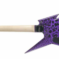 B.C. Rich Australia Ironbird Legacy electric guitar in purple crackle finish back view