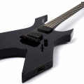 B.C. Rich Australia Warlock Prophecy electric guitar with Quad Bridge Gloss Black