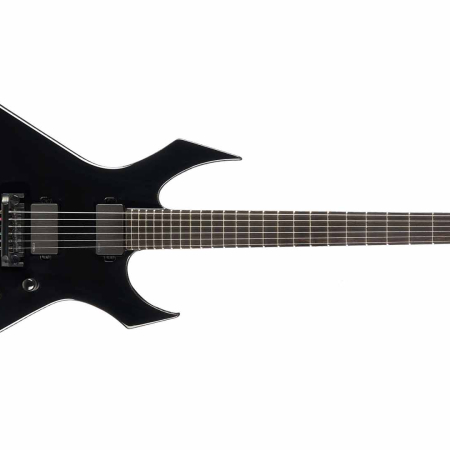 B.C. Rich Australia Warlock Prophecy electric guitar with Quad Bridge Gloss Black