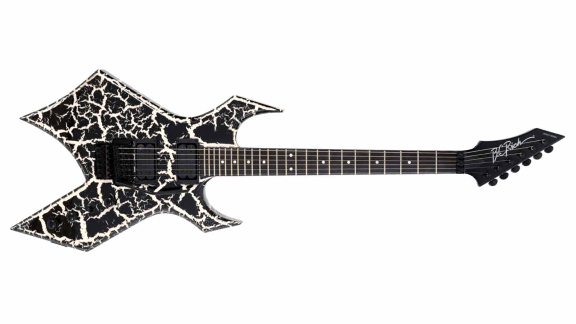 Warlock Legacy with Floyd Rose, Black Crackle - B.C. Rich Guitars