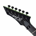 B.C. Rich Warlock Legacy with Floyd Rose, Green Pearl, electric guitar headstock