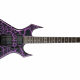 B.C. Rich Warlock Legacy with Floyd Rose, Purple Crackle, front