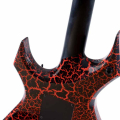 B.C. Rich Warlock Legacy with Floyd Rose, Red Crackle