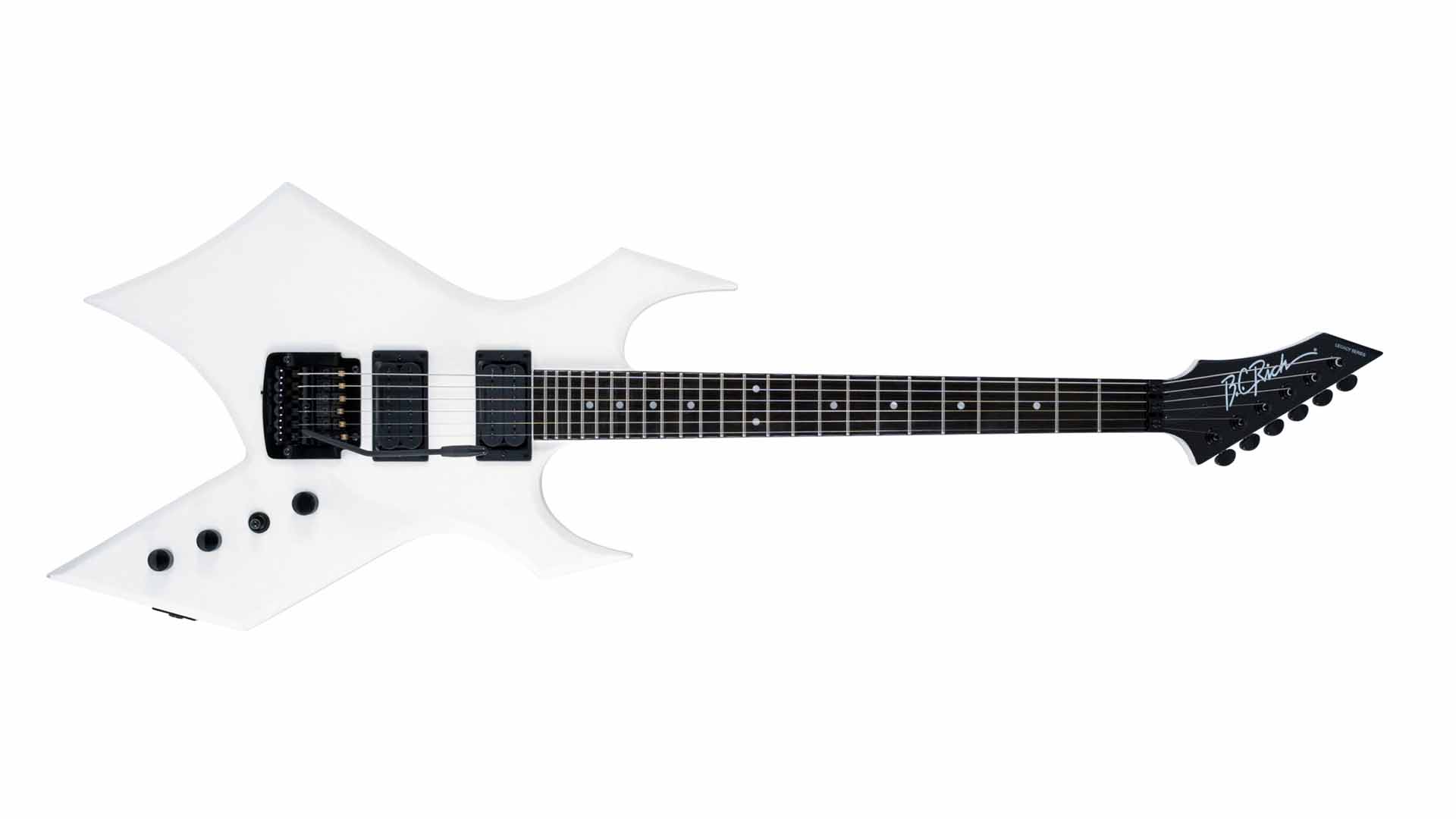 Warlock Legacy with Kahler Tremolo, Glitter Rock White - B.C. Rich